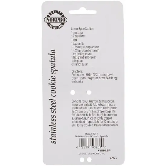 Norpro 7-Inch Long Stainless Steel Cookie Spatula image {5}