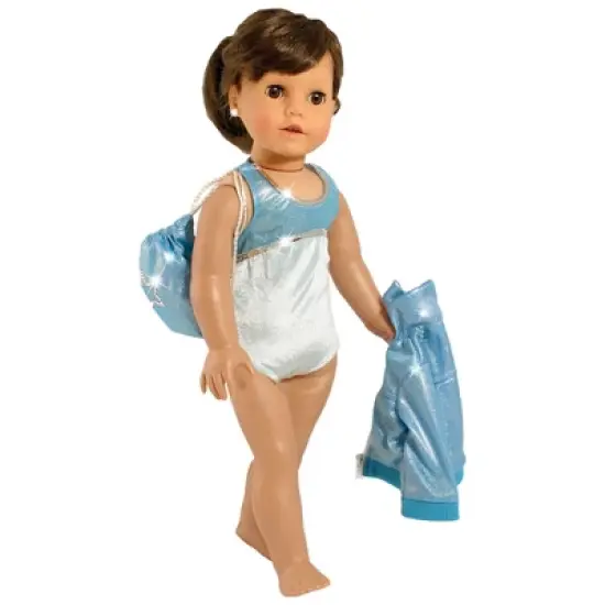Sophia&rsquo;s Gymnastics Outfit Set for 18'' Dolls, Aqua image {2}
