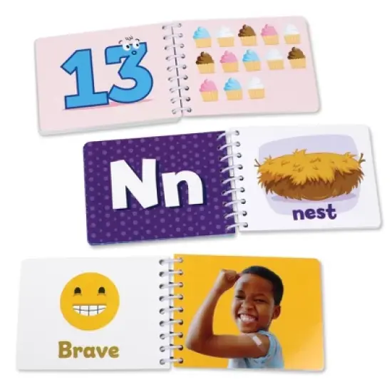 Learning Resources Skill Builders! Preschool Flipbook Library: Educational Teaching Aid for Toddlers, 3-Piece Set image {4}
