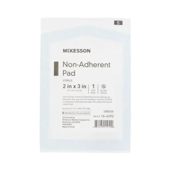 McKesson Sterile Non-Adherent Dressing Rectangle 2 x 3" image {2}