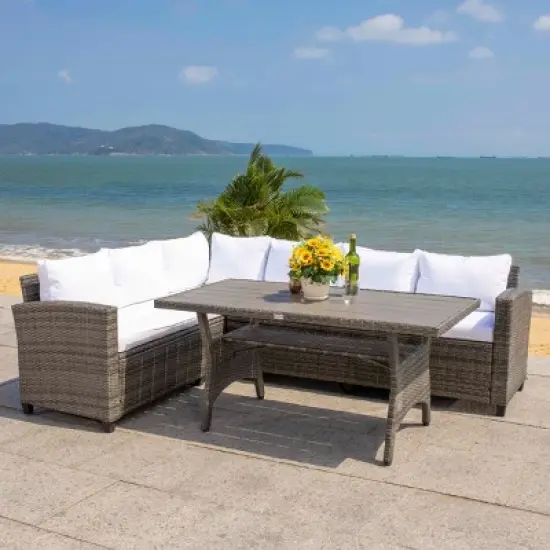 Jovita 3Pc Corner Set - Indoor/Outdoor - PAT7707 - Safavieh image {2}