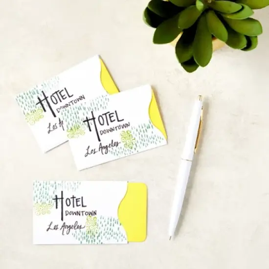 Stockroom Plus 500 Pack Blank Keycard Envelope Sleeves, Card Protectors, White, 3.5 x 2.3 In image {4}