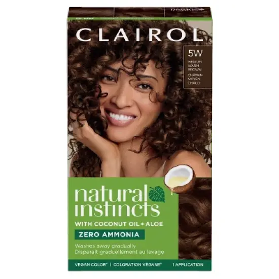 Natural Instincts Clairol Demi-Permanent Hair Color Cream Kit - Brown image {15}