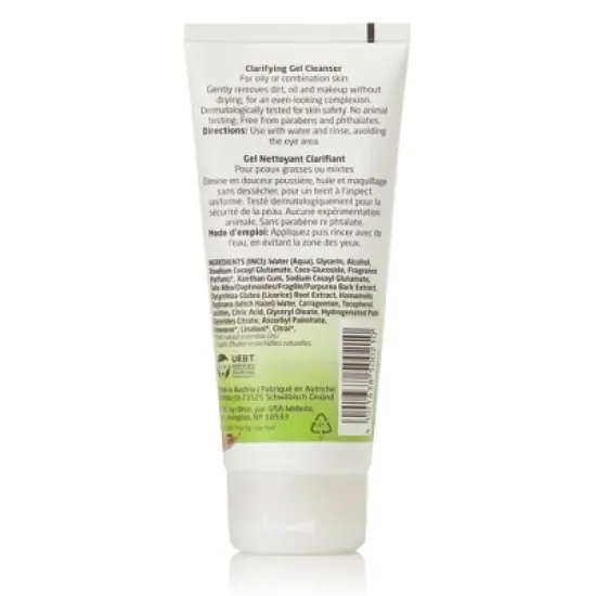 Weleda Clarifying Gel Facial Cleanser - 3.4 fl oz image {1}