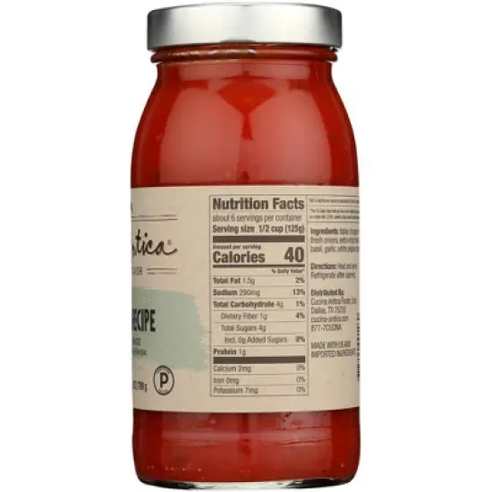 Cucina Antica Nonna's Recipe Pasta Sauce - Case of 12/25 oz image {3}
