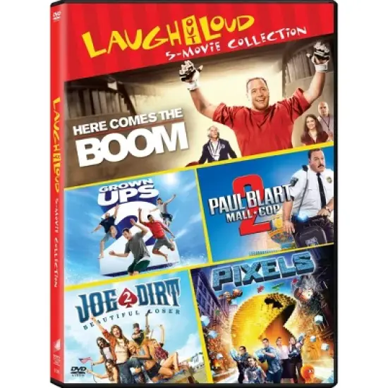 Grownups 2 / Here Comes the Boom / Joe Dirt 2: Beautiful Loser / Paul Blart: Mall Cop 2 / Pixels   (DVD). image {1}