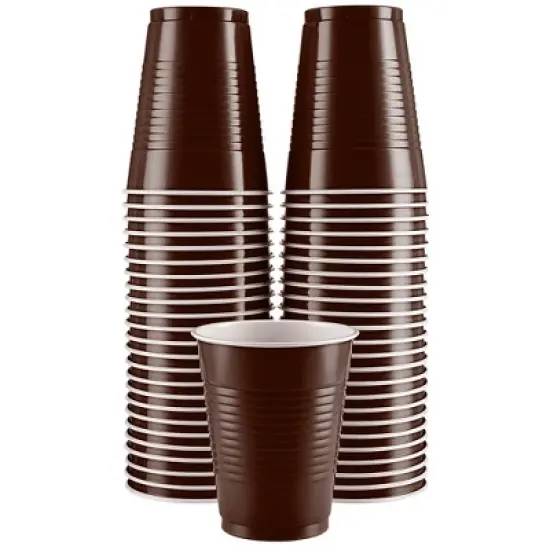 SparkSettings Disposable Plastic Cups 18oz, 50 Pack image {14}