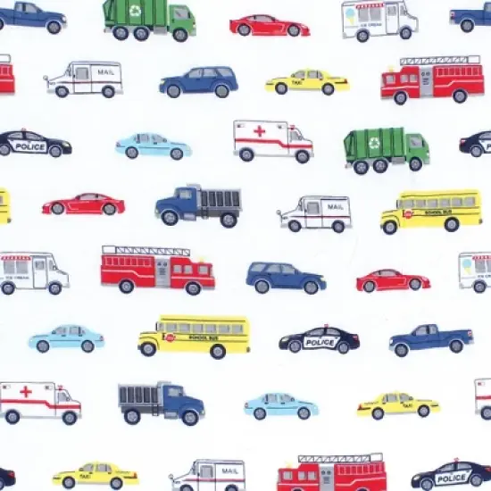 Hudson Baby Cotton Changing Pad Cover, Going Places, One Size image {1}