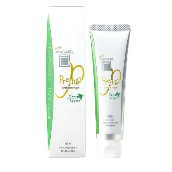 APAGARD Premio Premium Type EXTRA MINT (3.7 oz LARGE TUBE) Toothpaste Sangi's JAPAN | High Concentration Nano-Hydroxyapatite. image {3}