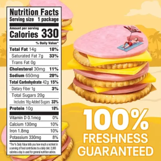 Lunchables Ham & American Cheese Cracker Stackers - 9.1oz image {4}