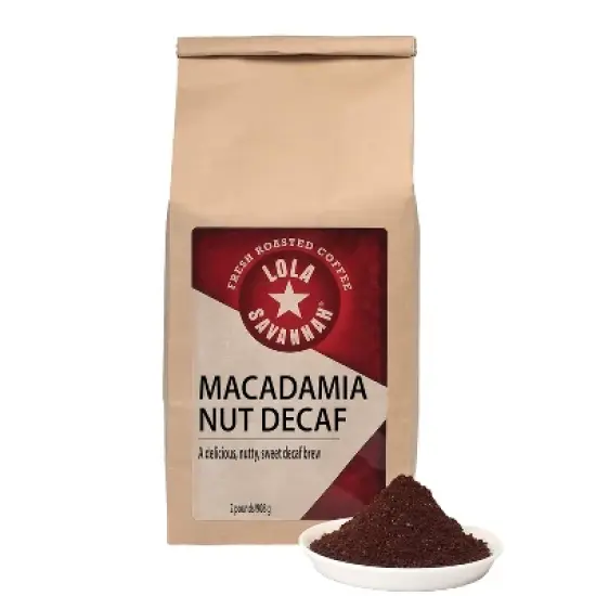 Lola Savannah Macadamia Nut Ground Decaf Coffee - 32oz image {8}