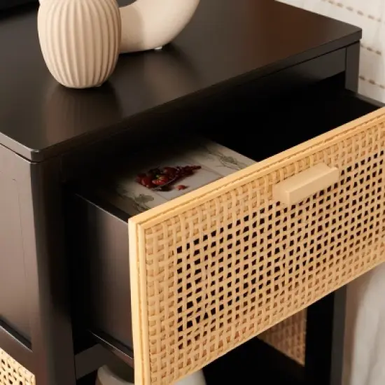 Miya 1 Drawer Nightstand - NST5012 - Safavieh image {1}