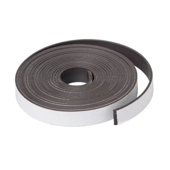 Dowling Magnets&reg; Adhesive Magnet Strip Roll, 0.5" x 10', 6 Rolls image {1}