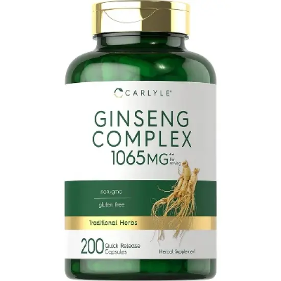 Carlyle Ginseng Extract Complex 1065mg | 200 Capsules image {3}