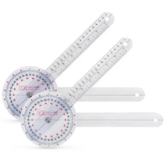 Plastic Goniometer- Clear image {1}
