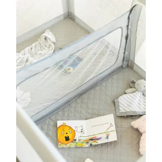 Romp & Roost LUXE Nest Waterproof Fitted Sheet with Divider for Twin Babies image {3}