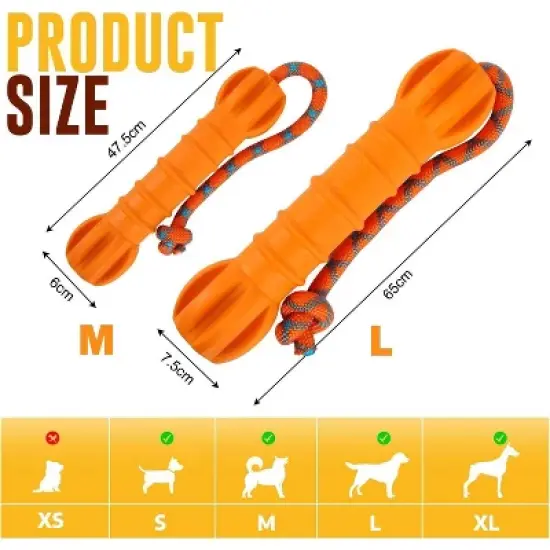 Allforpaws Dog Toy Interactive Floating stick Dog Toy, Made of TPR image {1}