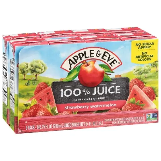 Apple & Eve Strawberry Watermelon Fruit Juice - 8pk image {1}