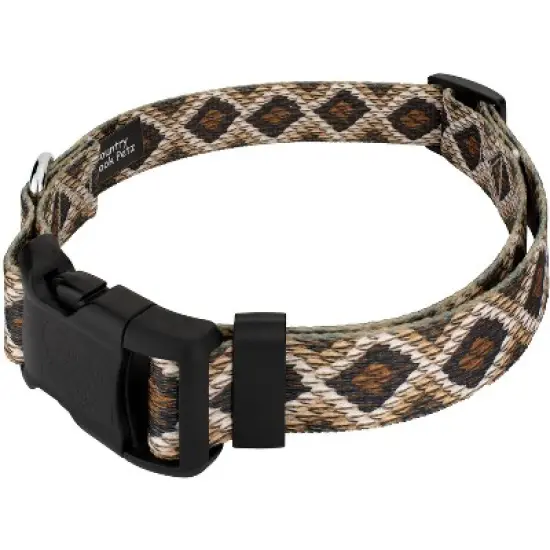 Country Brook Petz Deluxe Rattlesnake Dog Collar- Made In The U.S.A. (5/8 Inch, Small) image {1}