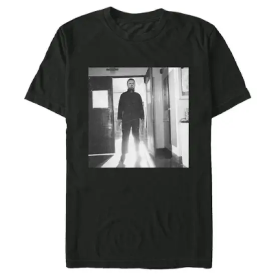 Men's Halloween II Sequel Michael Myers Entrance Scene T-Shirt image {4}