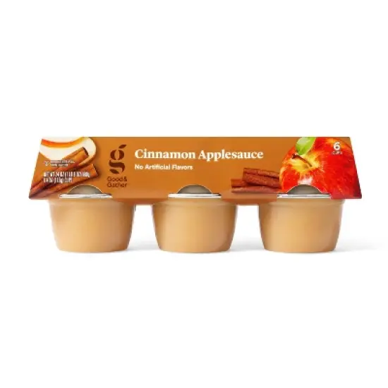 Cinnamon Applesauce Cups - 24oz/6pk- Good & Gather&trade; image {3}