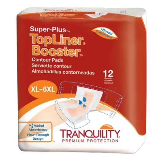 Tranquility TopLiner Incontinence Booster Contour Pads image {5}
