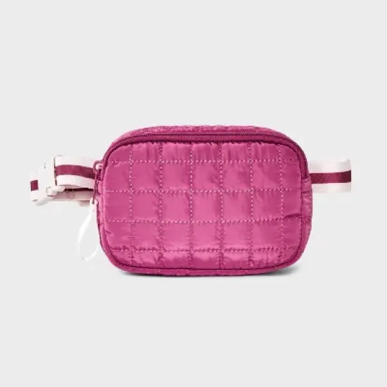 Girls' Quilted Fanny Crossbody Bag - Cat & Jack&trade; image {5}