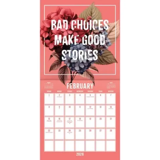 Trends International 2026 Everyday Sass 12"x12" Wall Calendar image {2}