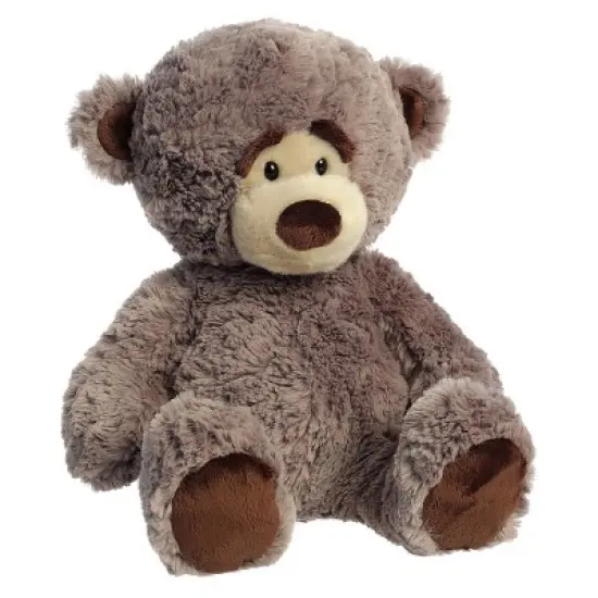 Aurora Bear 13" Brooks Brown Stuffed Animal image {1}