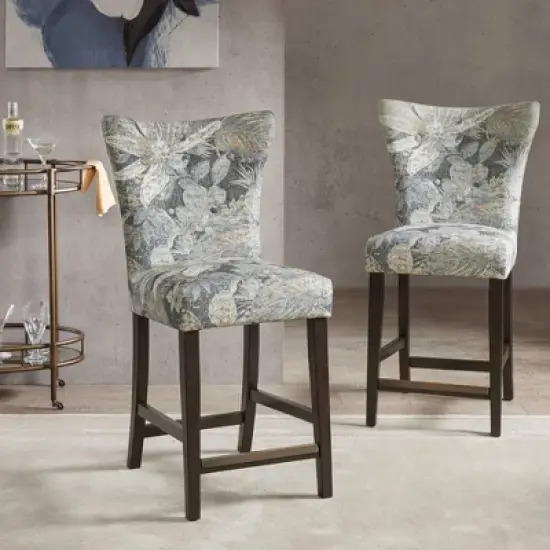 Mcline Counter Height Barstool Gray/Ivory image {1}