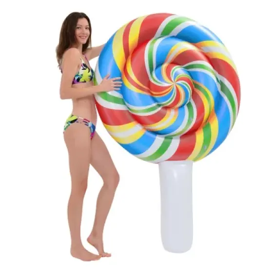 Pool Central 70" Multi-Color Jumbo Lollipop Pool Float image {1}
