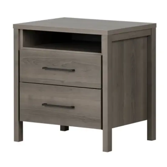 Gravity 2 Drawer Nightstand - South Shore image {9}
