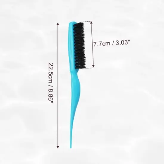 Unique Bargains Nylon Three Row Teasing Brush 8.86" Length 1 Pc image {4}