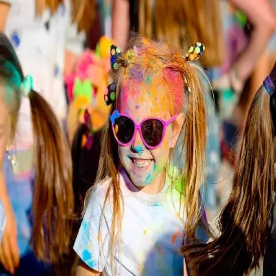 Chameleon Colors Holi Color Powder Party Box, 36-Piece Color Party Kit image {8}