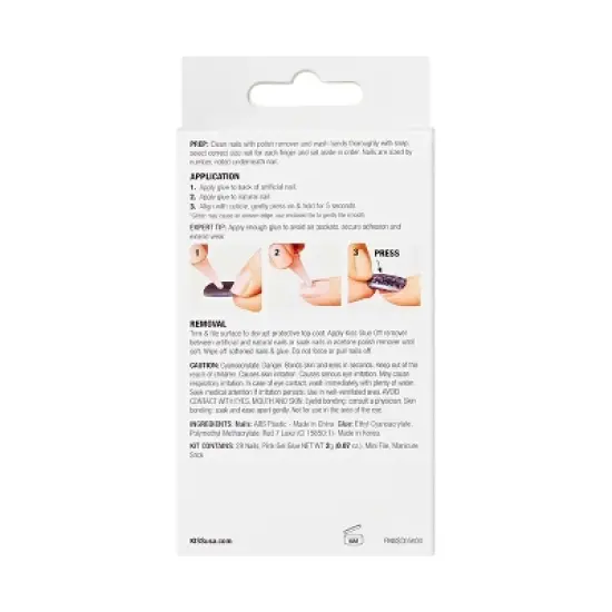 KISS Products Gel Fantasy Magnetic Fake Nails - Set Us Free - 31ct image {10}