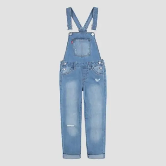 Levi's&reg; Girls' Overalls - Blue image {5}