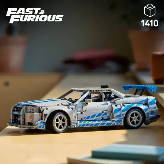 LEGO Technic 2 Fast 2 Furious Nissan Skyline GT-R R34 Car 42210 image {1}