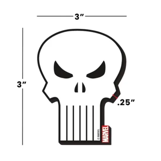 NMR Distribution Marvel Punisher Logo Funky Chunky Magnet image {3}