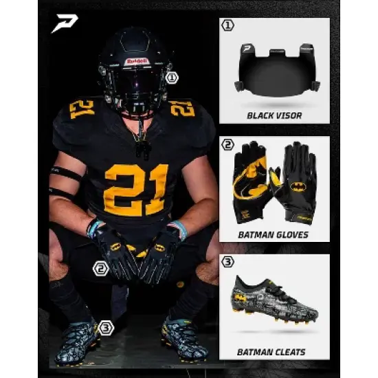 The Batman Football Gloves - VPS1 by Phenom Elite image {3}