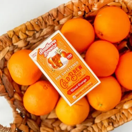 Southern Breeze Sweet Tea Cold Brew Blood Orange 20ct Pack of 4 image {5}