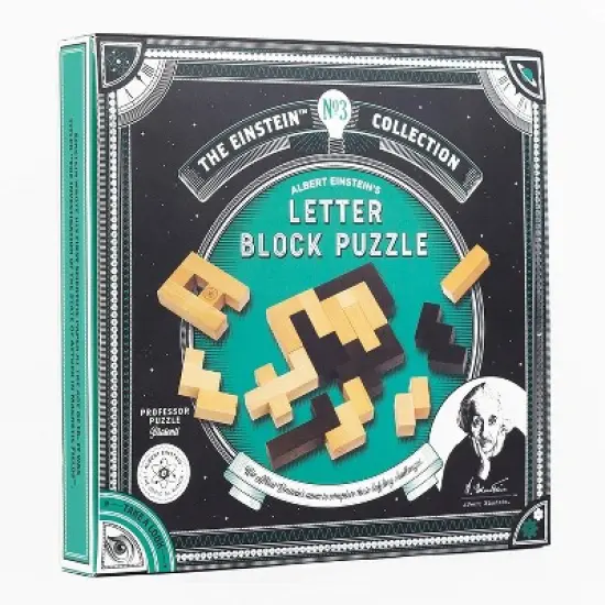 Professor Puzzle The Einstein Collection 12 Challenges Letter Block Puzzle image {3}
