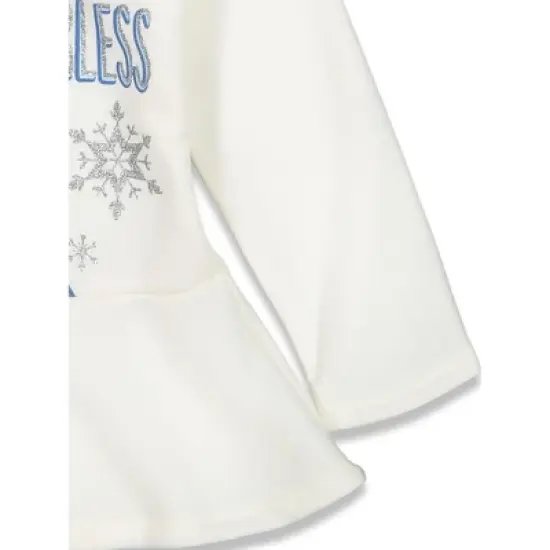 Disney Frozen Elsa Girls Fleece Hoodie and Leggings Outfit Set Little Kid to Big Kid image {6}