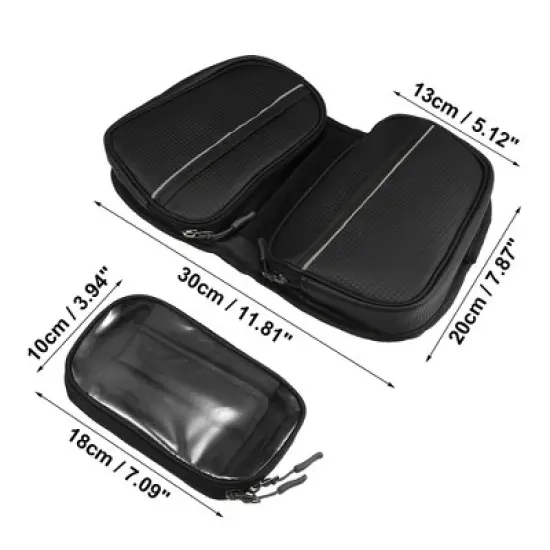 Unique Bargains Waterproof Bike Front Frame Storage Bag 1 Pc image {2}