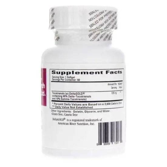 Ecological Formulas Annatto Tocotrienols 125 mg 60 Softgels image {1}