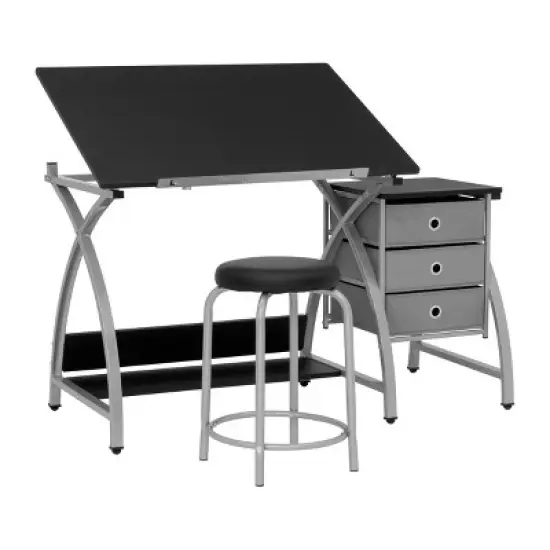 Comet Plus Drawing Table and Stool Set - studio designs image {10}