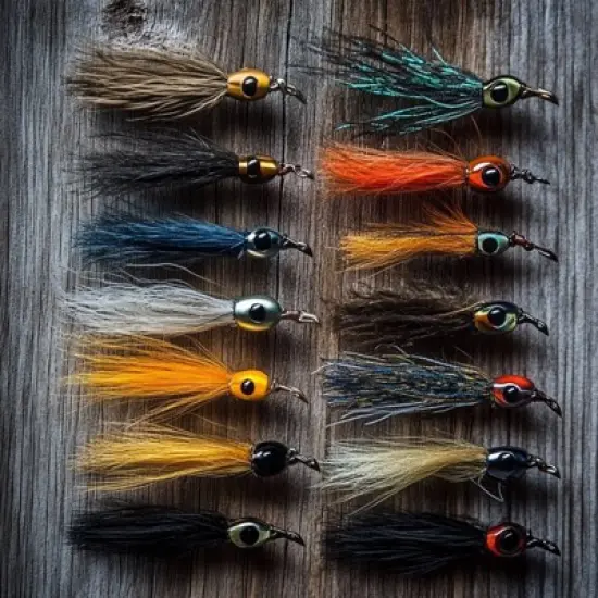 Unique Bargains Holographic Dry Flies Thread Tying Supplies Flash Fly Fishing Line 10 Pcs image {3}