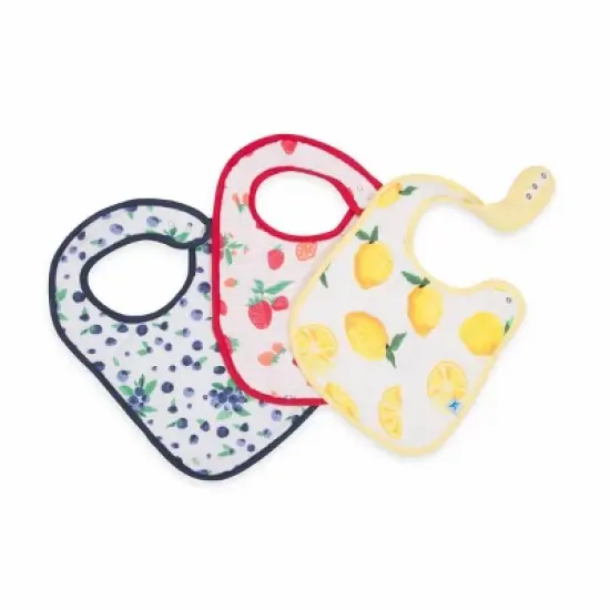 Little Unicorn Cotton Muslin Classic Bib Set - 3pk image {7}