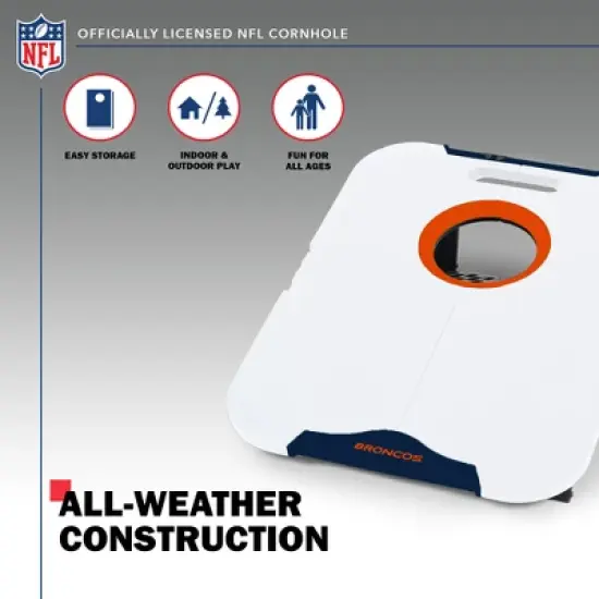 NFL Denver Broncos All-Weather Travel Cornhole Set image {2}