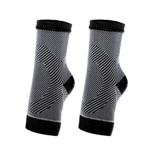 Unique Bargains Pair Ankle Compression Sleeve Socks Foot Ankle Brace for Men Women Achilles Tendon image {3}