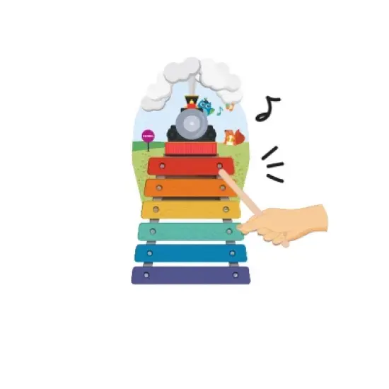 Oribel Vertiplay Musical Rail Track Xylophone Baby Toy image {3}